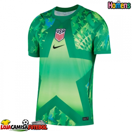 Camisa de Futebol Estados Unidos Goleiro Equipamento Principal Mundo 2026 Manga Curta